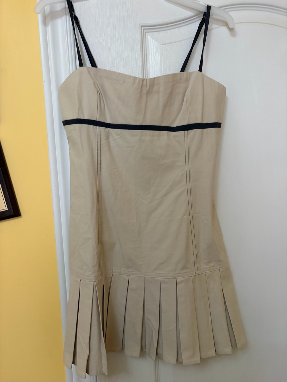 Beige White Fox dress